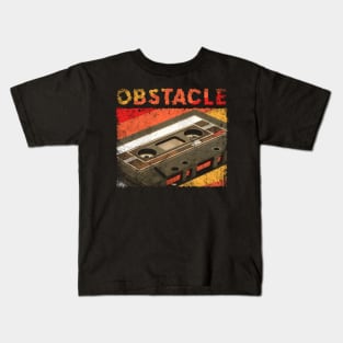 Retro Pattern Obstacle 80s 90s Birthday Style Music 70s Kids T-Shirt